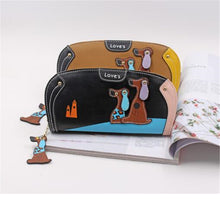 Load image into Gallery viewer, Large Dog Print Wallet