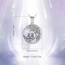 Load image into Gallery viewer, 2 Cats Tree of Life Pendant and Necklace