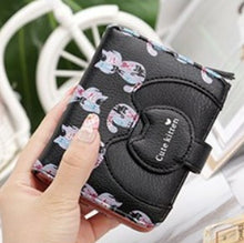 Load image into Gallery viewer, Small Cat Print Wallet