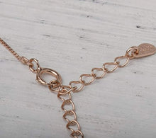 Load image into Gallery viewer, Rose Gold Cat and Moon Pendant and Necklace