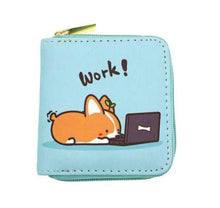 Load image into Gallery viewer, Cartoon Corgi Print Small Wallet
