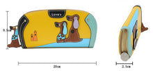 Load image into Gallery viewer, Large Dog Print Wallet