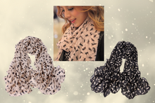 Load image into Gallery viewer, Chiffon Cat Print Scarf