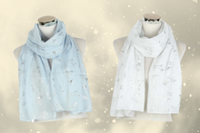 Load image into Gallery viewer, Silver Dog Print Scarf