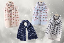 Load image into Gallery viewer, Multi Colour Paw Print Scarf