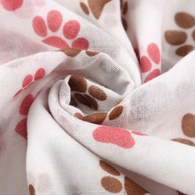 Load image into Gallery viewer, Multi Colour Paw Print Scarf