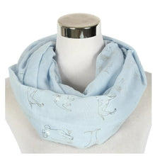 Load image into Gallery viewer, Silver Dog Print Scarf