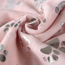 Load image into Gallery viewer, Silver Paw Print Scarf