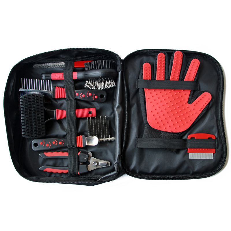 8 Piece Professional Dog and Cat Grooming Set