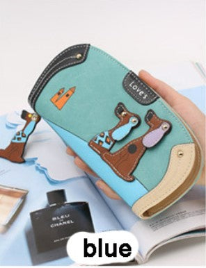 Large Dog Print Wallet