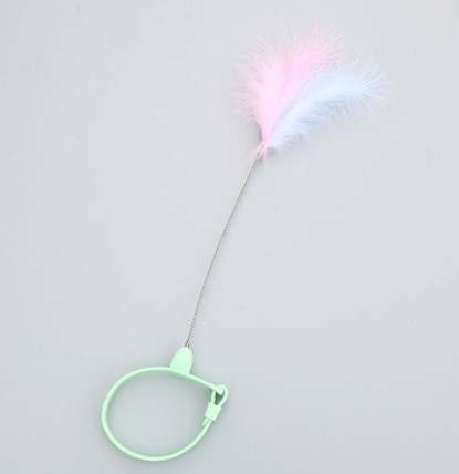 Interactive Cat Feather and Wand Toy