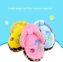 Load image into Gallery viewer, Colourful Cotton Rope Slippers Dog Toy
