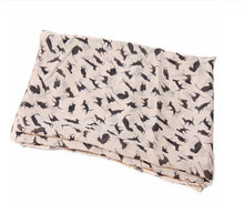 Load image into Gallery viewer, Chiffon Cat Print Scarf
