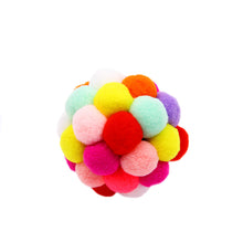 Load image into Gallery viewer, Colourful Ball Cat Toy with Bell Sound
