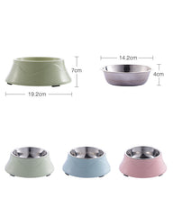 Load image into Gallery viewer, Stainless Steel Round Detachable Dog or Cat Bowl Non-Slip
