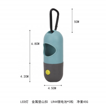 Load image into Gallery viewer, LED Flashlight Poop Bag Dispenser
