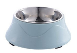 Stainless Steel Round Detachable Dog or Cat Bowl Non-Slip