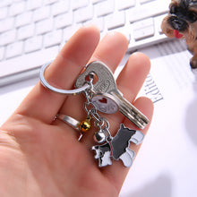 Load image into Gallery viewer, Cartoon Miniature Schnauzer Dog Keychain
