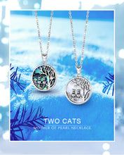 Load image into Gallery viewer, 2 Cats Tree of Life Pendant and Necklace
