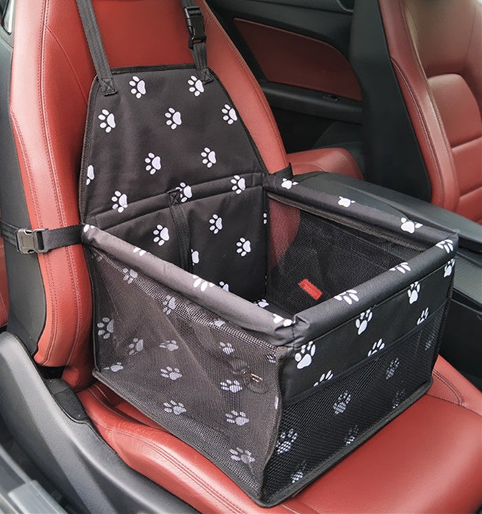 Portable Dog Carrier Car Seat with Safety Leash