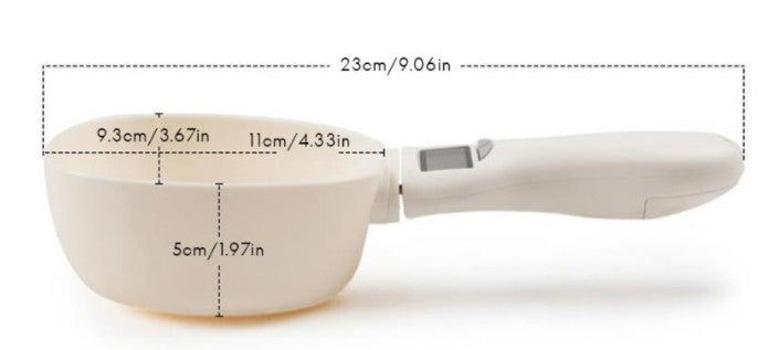Digital Food Scale And Measuring Cup, Portable Measuring Cup