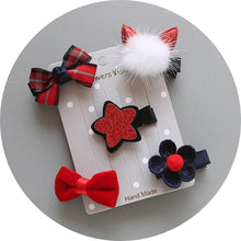 Load image into Gallery viewer, 5 Piece Handmade Dog Hair Clips
