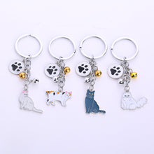 Load image into Gallery viewer, Cartoon Cats Keychain
