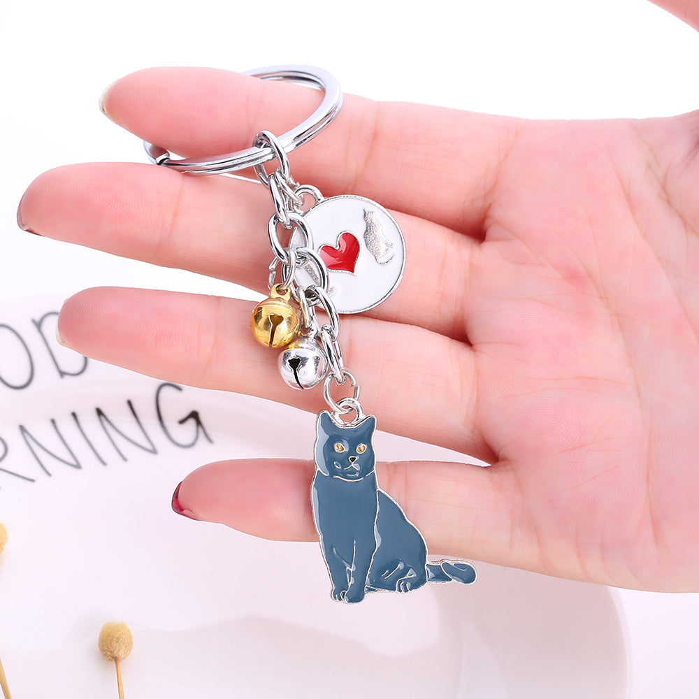 Cartoon Cats Keychain