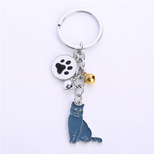 Load image into Gallery viewer, Cartoon Cats Keychain
