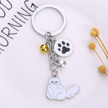 Load image into Gallery viewer, Cartoon Cats Keychain
