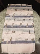 Load image into Gallery viewer, Cute Cartoon Cat Print Scarf
