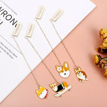 Load image into Gallery viewer, Cartoon Shiba Inu Metal Bookmarks
